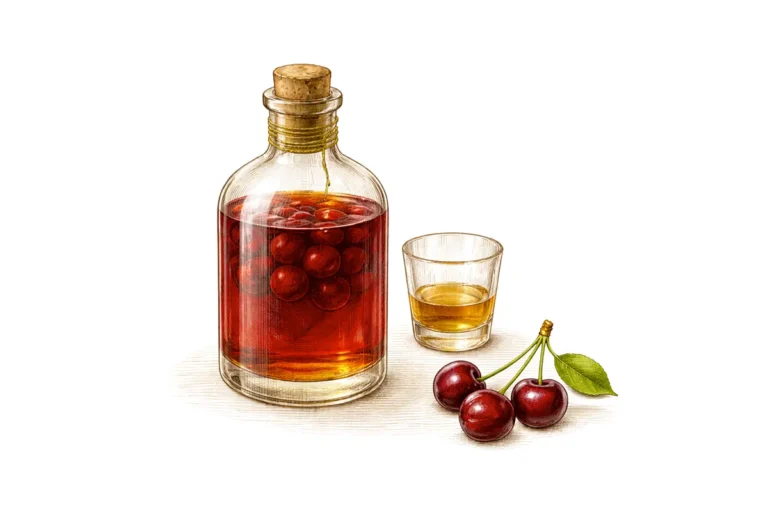 Kirschlikör mit Whisky