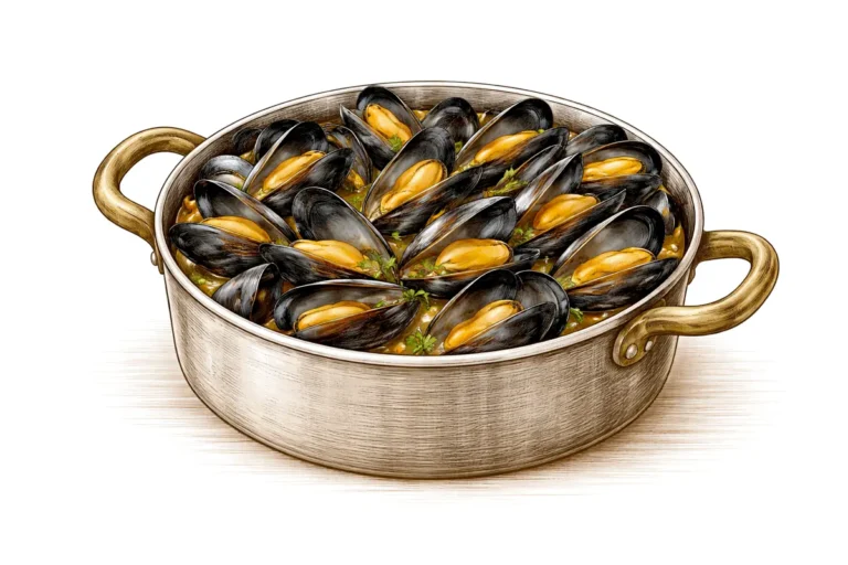 Miesmuscheln rheinische Art